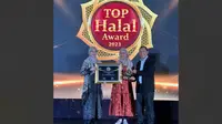 Danone Indonesia kembali membuktikan eksistensinya dalam memberikan produk terbaik dan halal untuk konsumen Indonesia melalui penghargaan Top Halal Award 2023. (Ist)