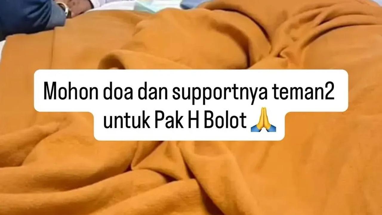 Kondisi Kesehatan Menurun, Komedian Haji Bolot Sudah Dua Minggu di Rumah Sakit