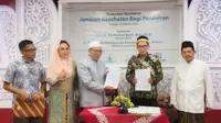 Pada hari ini, Minggu (22/10/2023) dalam rangka memperingati Hari Santri Nadional 2023, diadakan Seminar Nasional Jaminan Kesehatan bagi Pesantren di Aula Gedung SMA Ali Maksum, Pondok Pesantren Ali Maksum Krapyak, Yogyakarta. (Ist)