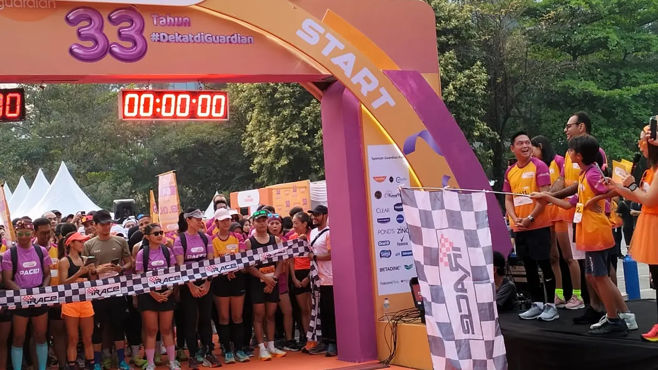 4000 Peserta Ikuti Guardian Run Sekaligus Beri Penghargaan untuk 33 Wonderful People