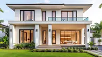 6 Inspirasi Gambar Rumah Sederhana Tapi Terkesan Mewah 2 Lantai
