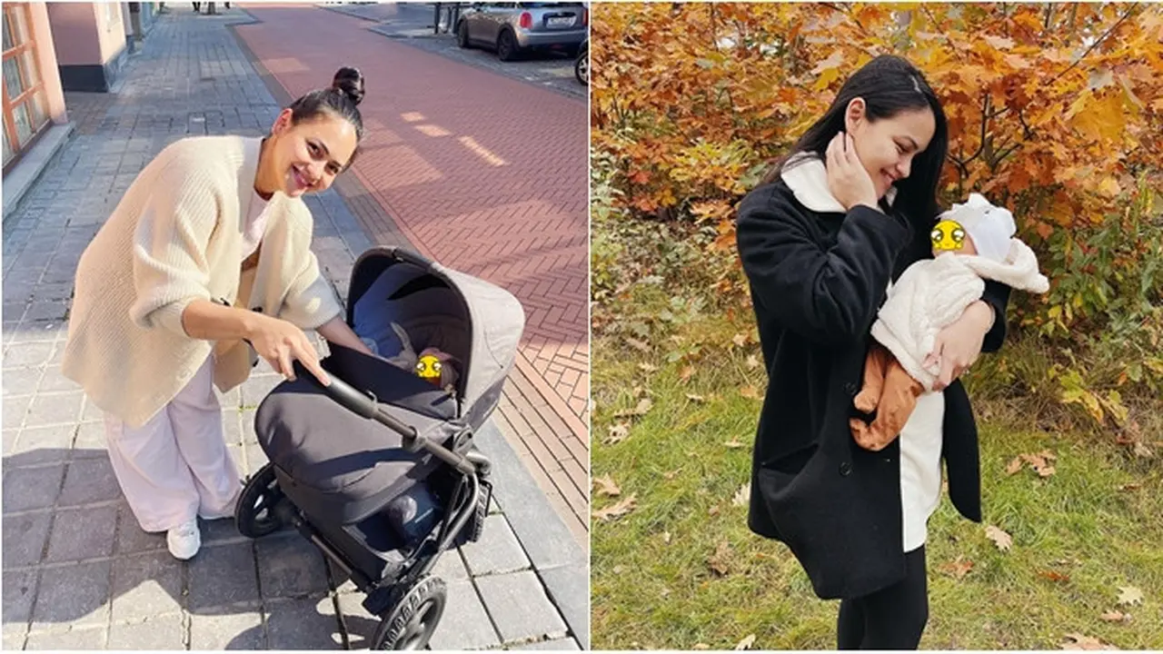 Bahagia Tinggal di Belgia, Ini 6 Potret Ghea D'Syawal Momong Buah Hati