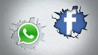 Ilustrasi Facebook dan WhatsApp