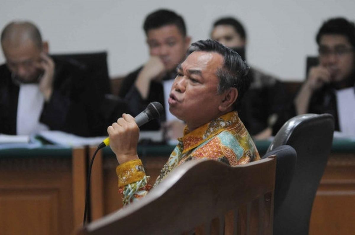 Politikus PPP Hasrul Azwar bersaksi di sidang Suryadharma Ali