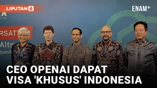 VIDEO: CEO OpenAI Jadi WNA Pertama yang Dapat Golden Visa Indonesia