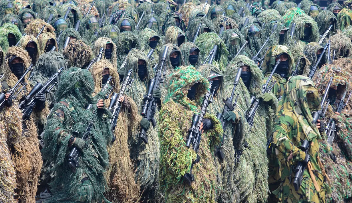 TNI Prima menggambarkan visi Panglima TNI Jenderal Agus Subiyanto agar institusi pertahanan ini senantiasa profesional, responsif, integratif, modern, dan adaptif. (merdeka.com/Arie Basuki)