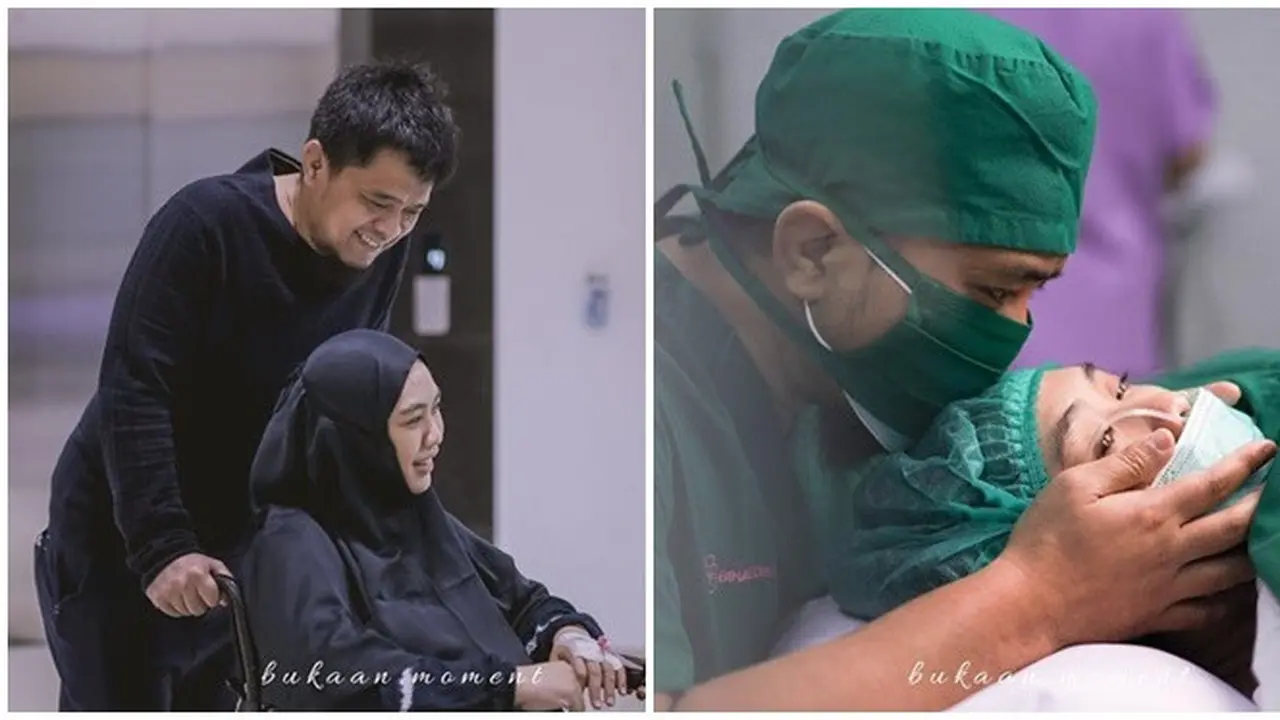 6 Momen Oki Setiana Dewi Lahirkan Anak Keempat, Sang Bayi Sempat Alami Pernapasan
