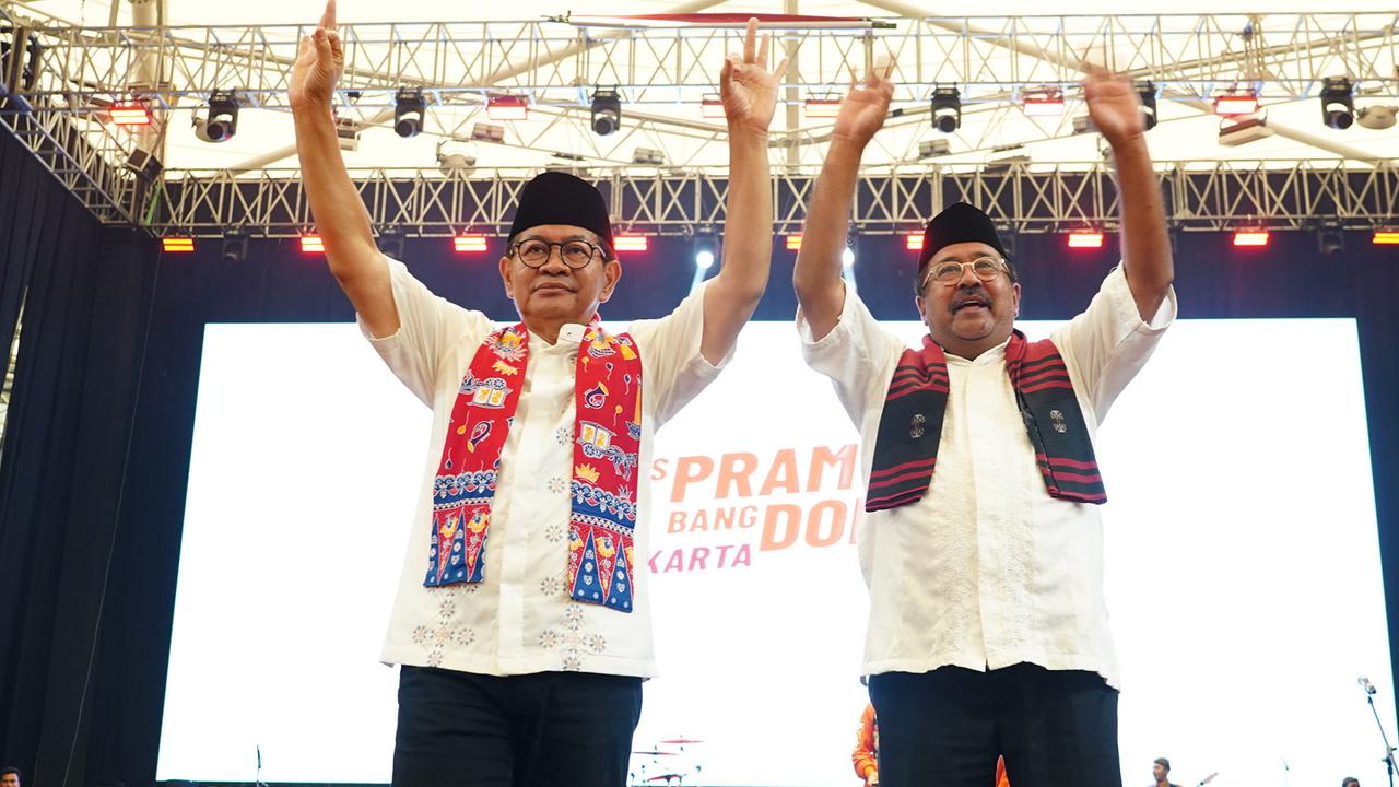 Di Depan Ribuan Pendukung, Mas Pram: Kami Tidak Berimajinasi Bangun Mimpi Besar