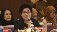 Menteri Kesehatan RI Nila Moeloek saat Rapat Kerja Kesehatan Nasional (Rakekesnas) di Tangerang Selatan, Banten. (Foto: Humas Kementerian Kesehatan RI)
