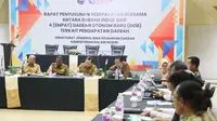 Kementerian Dalam Negeri (Kemendagri) menggelar Rapat Koordinasi (Rakor) membahas dasar hukum pemungutan Pajak Daerah dan Retribusi Daerah pada Daerah Otonom Baru (DOB) di Papua (Istimewa)
