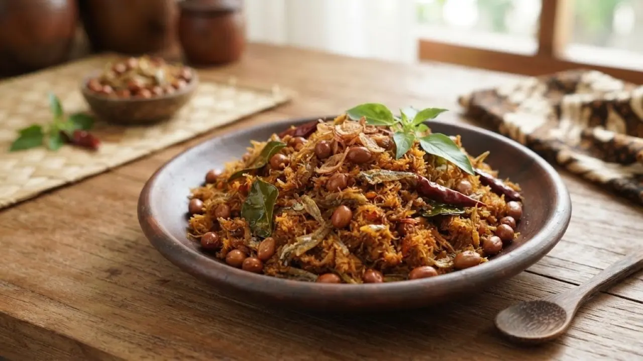 Resep Serundeng Teri Kacang