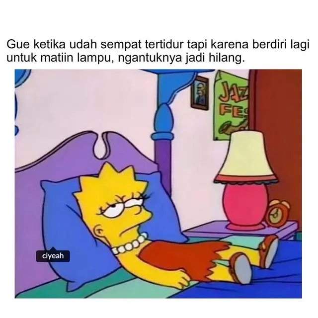 6 Meme Alasan Kocak Orang Susah Tidur Ini Bikin Kesal