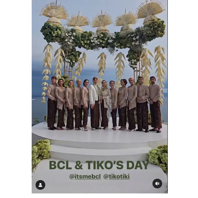 6 Potret BCL Bareng Bridesmaid dan Bridesman, Aishah Sinclair