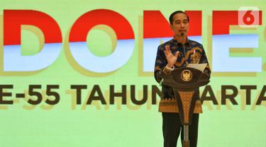 Jokowi - Ma'ruf Amin Hadiri HUT ke-55 Partai Golkar