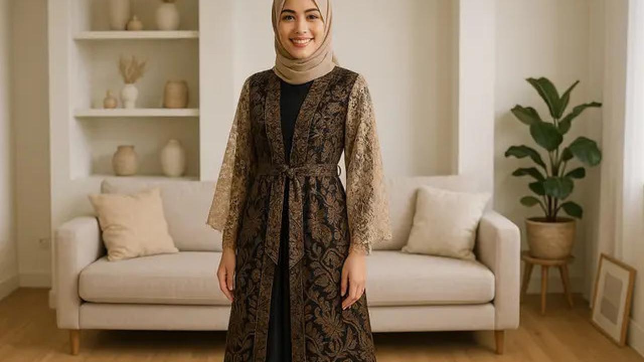7 Outer Batik Kondangan yang Elegan dan Kekinian, Bisa Dipadukan dengan Gamis hingga Rok Tulis