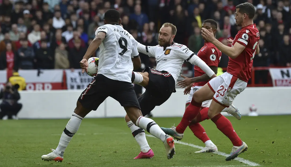 <p>Manchester United sebenarnya punya banyak sekali peluang di laga ini. (AP Photo/ Rui Vieira)</p>