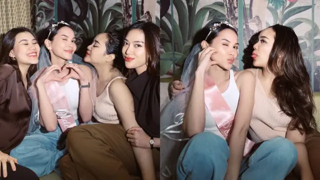 Alyssa Daguise saat Diberikan Kejutan Bridal Shower.