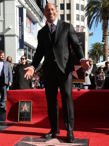 Hollywood Walk of Fame-Dwayne Johnson
