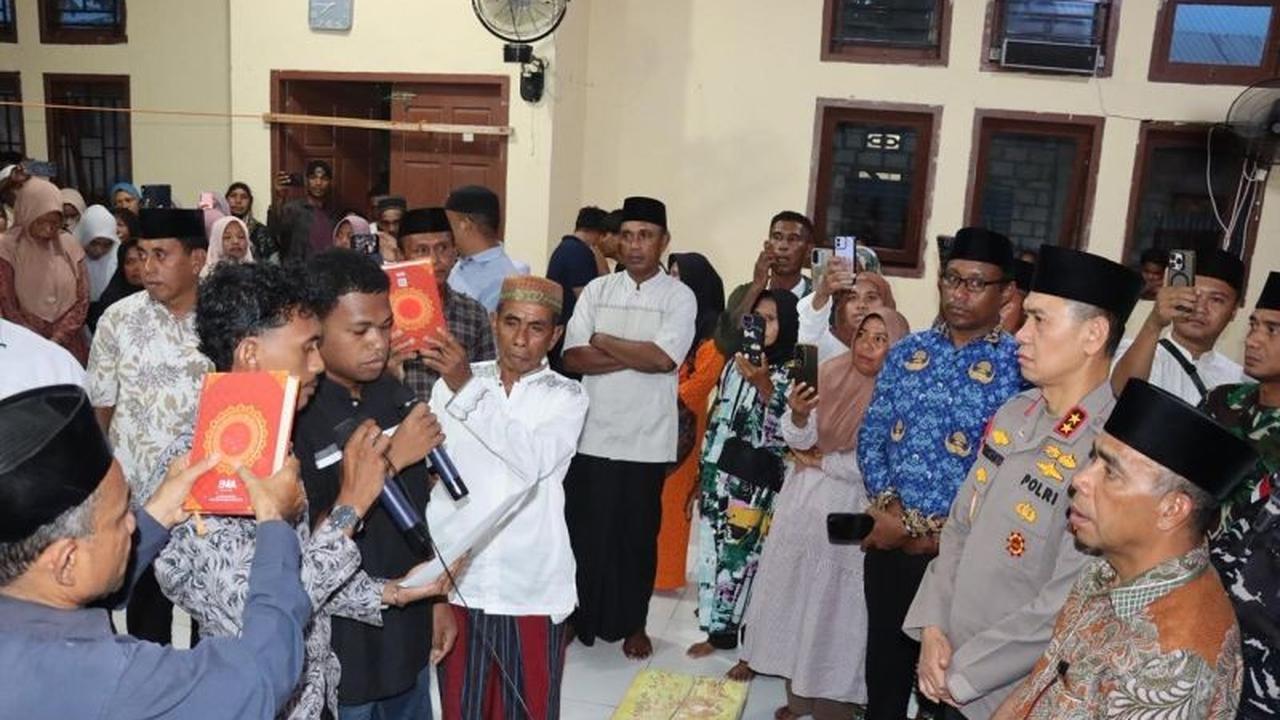 Polda Maluku Sukses Fasilitasi Perdamaian Fiditan Tual, Warga Serahkan Senjata