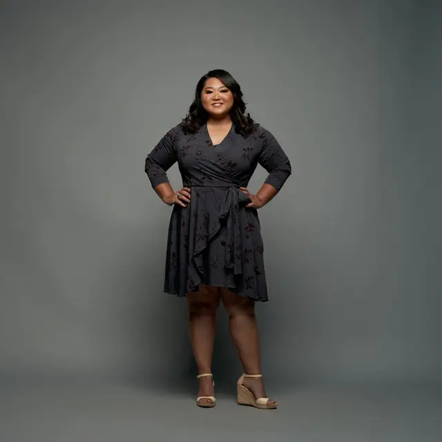 Model Baju Bridesmaid untuk Orang Gemuk Agar Terlihat Langsing/Ilustrasi AI