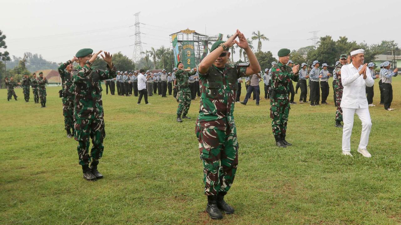 Dedi Mulyadi temui anak-anak yang dibina di Markas Kotrad Depok