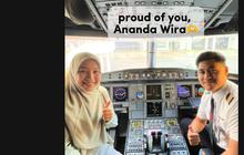 Ibu Guru ini Syok tapi Bahagia, Naik Pesawat Ternyata Sang Pilot Muridnya