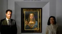 Lukisan tersebut menggambarkan sosok Yesus Kristus dalam balutan pakaian Renaisans (AFP)
