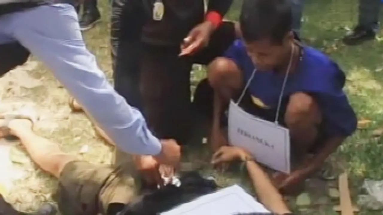 Rekonstruksi Mutilasi - Liputan6 pagi