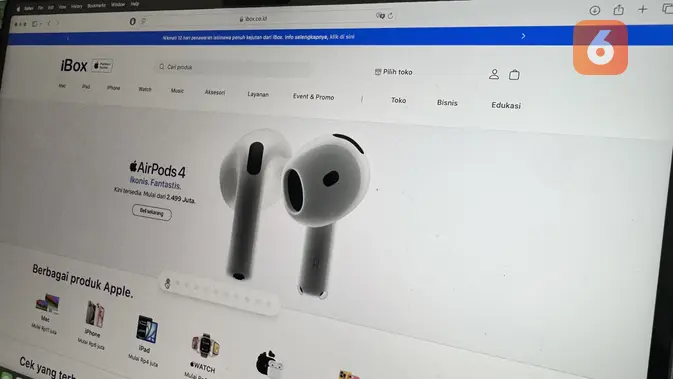 <p>AirPods 4, AirPods 4 (ANC), dan AirPods Max USB-C sudah dijual di Indonesia, harganya? (Liputan6.com/ Yuslianson)</p>