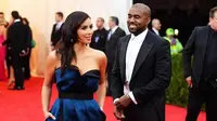 Kim Kardashian dan Kanye West (AFP)