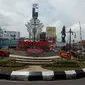 Tugua selamat datang di kota dodol Garut yang berada di Alun-Alun Tarogong Garut (Liputan6.com/Jayadi Supriadin)