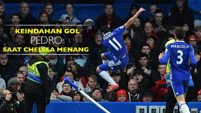 Keindahan Gol Gelandang Chelsea, Pedro Rodriguez, ke Gawang Bournemouth