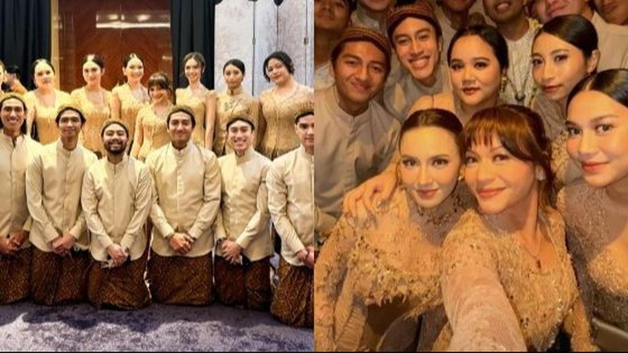 Ada El Rumi hingga Alyssa Daguise, Intip Gaya Groomsmen dan Bridesmaid Pernikahan Thariq Halilintar dan Aaliyah Massaid