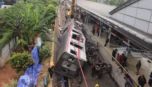 Situasi Krusial Jalur Lengkung Sebelum Argo Bromo Anggrek Tabrak KRL