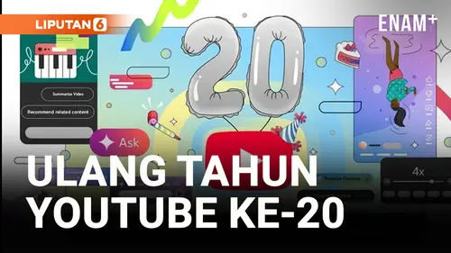 VIDEO: Youtube Rayakan Dua Dekade, Berikan Kejutan Besar bagi Penggunanya