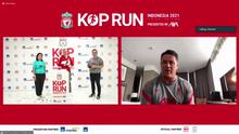 Legenda Liverpool Michael Owen berbicara pada konferensi pers peluncuran Kop Run 2021 secara virtual, Selasa (25/5/2021). (Tangkapan Layar Zoom)