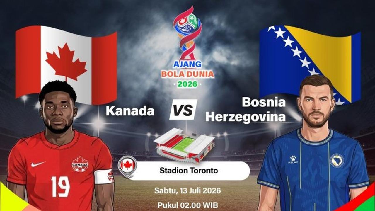 Piala Dunia 2026: Kanada Imbang Bosnia-Herzegovina 1-1 di Laga Perdana