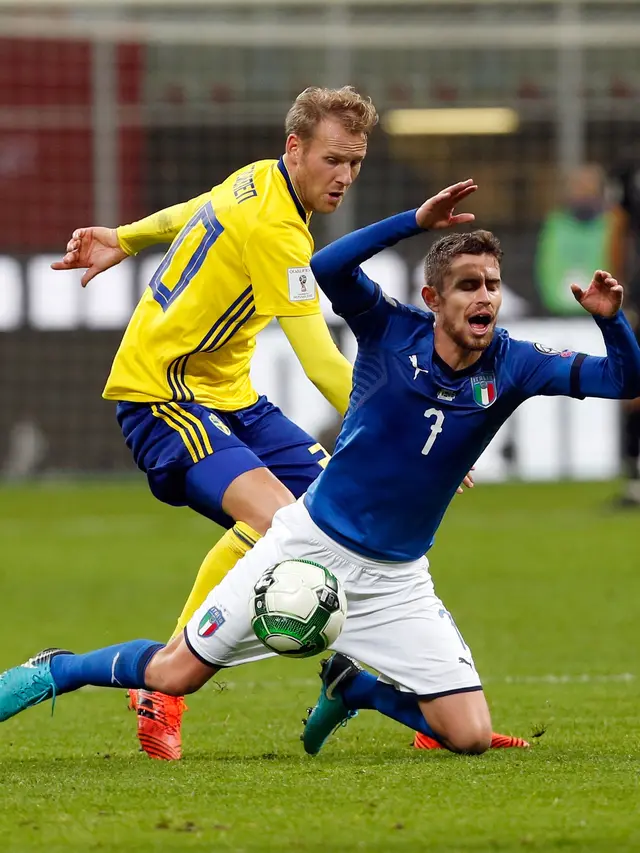 Italia Kalah Agregat dari Swedia