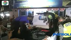 Sopir yang diduga dalam kondisi mabuk melarikan diri usai menabrak tiga sepeda motor di kawasan Jalan Raya Kecamatan Tanggul Jember.