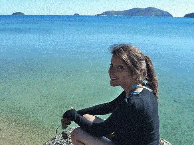 Elise Dallemange turis cantik asal Belgia yang ditemukan tewas dengan kondisi setengah badan di pulau Koh Tao, Thailand (Facebook/Elise Dallemange)