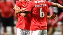 8. Benfica - Klub yang sering berbagi gelar dengan FC Porto di kancah domestik. Mungkin pemasukan terbesar klub ini ada pada penjualan para pemainnya yang tergolong tidak murah. (AFP/De Melo Moreira)