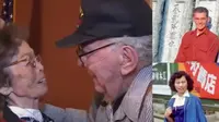 Kakek 91 tahun bertemu cinta pertamanya usai pencarian 70 tahun. (Sumber: Worldofbuzz)