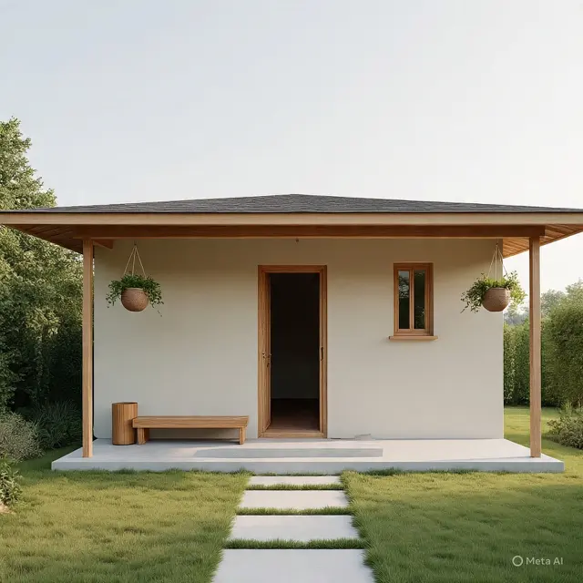 Rumah Sederhana yang Cantik Ada Terasnya