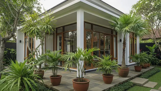 Inspirasi Rumah Kecil dengan Teras Keliling ala Rumah Jawa