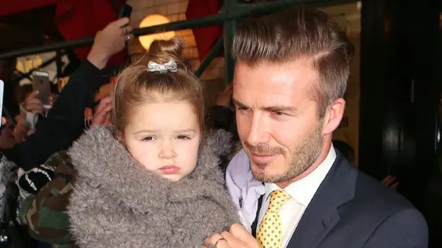 David Beckham dan Harper Seven