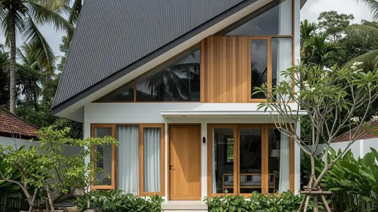 7 Model Rumah Sederhana Tapi Mewah dengan Atap Modern 2025 yang Cocok untuk Tinggal di Desa