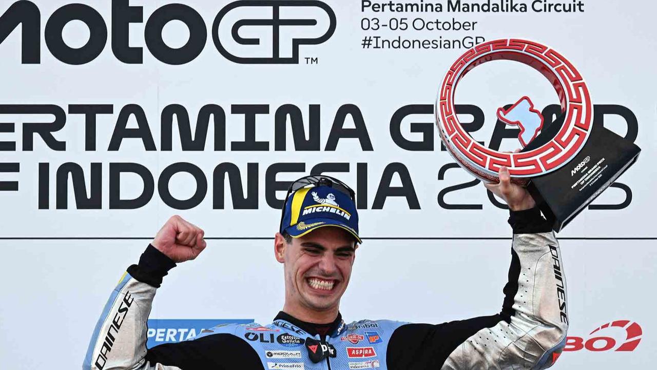 FOTO: Fermin Aldeguer Juara MotoGP Indonesia 2025
