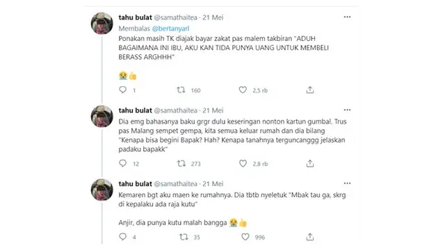 6 Cerita Netizen saat Adiknya Berbicara Pakai Bahasa Baku Ini Kocak Banget