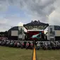 Honda Bikers Day (HBD) di Lapangan Panglima Besar Jenderal Sudirman, Ambarawa, Jawa Tengah, Sabtu (30/11/2019). (Arief/Liputan6.com)