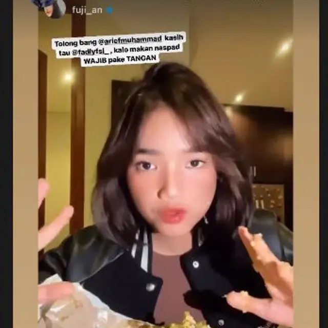 Pakai Tangan atau Sendok, Arief Muhammad dan Kakak Fuji Berdebat Cara Makan Nasi Padang